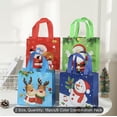thumbnail image 3 of AZ 16pcs, Merry Christmas Nonwoven Gift Bag Gift Packaging Bag Party Gift Bag, Craft Tote Bag, Party Favors, 3 of 5