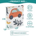 thumbnail image 5 of Dinosaurs Birds Leaves Cars 3 Ring Binders 1.5 inch Hardcover File Folders with Interior Pockets A4 Size Organizer for School Office Hospital Set of 2, 5 of 8