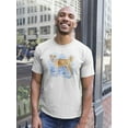 thumbnail image 2 of Watercolor Akita Snow Tee Men's -Image by Shutterstock, 2 of 4