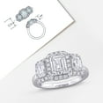 thumbnail image 6 of Created Forever Women's 3 CT Lab Created Diamond 14K White Gold 3-Stone Ring (G-H, VS1-VS2), 6 of 9