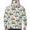 thumbnail image 7 of Naloa Excavator Men's Casual Hooded Collar Drawstring Hoodies Pullover Sweatshirts Casual Long Sleeve Shirts-3X-Large, 7 of 7
