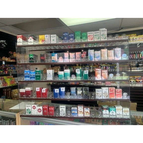NEW 990 Cigarette Box Display Case Push Tray Commercial Retail Tobacco Auto Feed Showcase