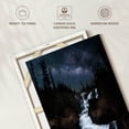 thumbnail image 6 of Elephant Stock Milky Way Waterfall Wall Art - Vertical Canvas Wall Art - Living Room Wall Decor - Nature Canvas - Blue And White Decor By Lucas Moore - 30" x 45", 6 of 8