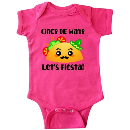 

Inktastic Cinco De Mayo Lets Fiesta Taco Gift Baby Boy or Baby Girl Bodysuit