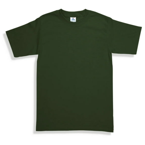Yazbek Men's Heavy Weight (5.9-Ounce) Crew Neck Short Sleeve T-Shirt - Green