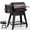 Brown, variant on KingChii Wood Pellet Grill & Smoker with Detachable Body and Legs, 485 Sq. In. Cooking Area, Portable BBQ Grill for Outdoor Patio, Easy to Move & Compact Storage, Up to 425°F, Brown