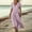 Pink, variant on Summer Dress Casual Womens Fashion Short Sleeve Maxi Dress T Shirt Dress Striped Long Color Block Maxi Dress