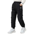 thumbnail image 2 of LIJCC Kids Snow Pants Durable Twill Casual Pants Winter Windproof Down Pants Boys Girls Warm Outdoor Ski Pants Padded Loose Ultralight Warm Trousers, 2 of 6