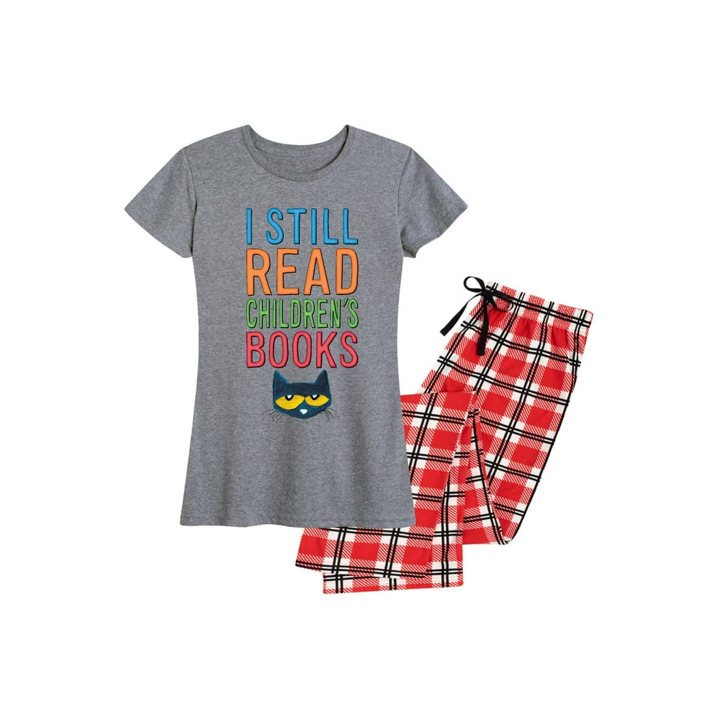Nap Chat - Pete the Cat I Still Read Books - Women's Pajama Set