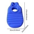 thumbnail image 2 of Inflatable Pregnancy Pillow Convenient Gift With Belly Hole Maternity Pillow Pink, 2 of 4