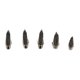 thumbnail image 1 of Estilo Gótico Punk Rock Garra De águila Anillo De Uñas Con Punta De Dedo De Diamantes De Imitación 5 Piezas Negro, 1 of 9