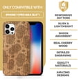 thumbnail image 7 of Case Yard Wooden Case Outside Soft TPU Silicone Slim Fit Shockproof Wood Protective Phone Cover for Girls Boys Men and Women Supports Wireless Charging Hamsa Overload Design case for iPhone-11-Pro-Max, 7 of 7