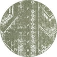 thumbnail image 2 of Unique Loom Anthro Outdoor Bohemian Rug 6' 0 x 6' 0 Round Green, 2 of 6
