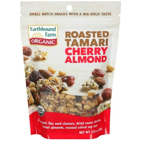 Earthbound Farm Roasted Tamari Cherry Almonds, 3.75 Oz.