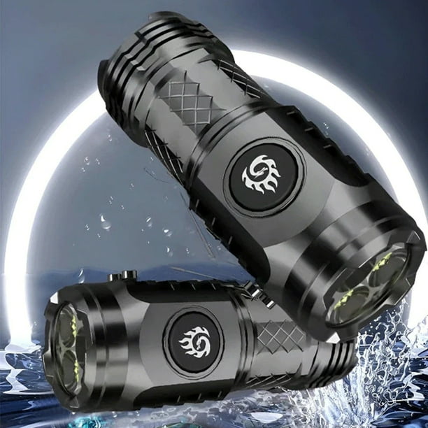 Luz de trabajo LED recargable tipo C, linterna resistente al agua, linterna superbrillante para Camping, reparación de automóviles para emergencias al aire libre
