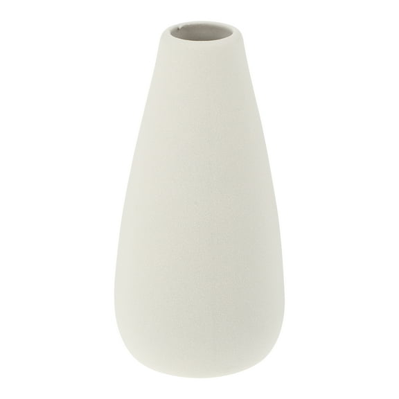 RENACLIPY Living Room Vase Ceramic White 1Set Decorative Adorn