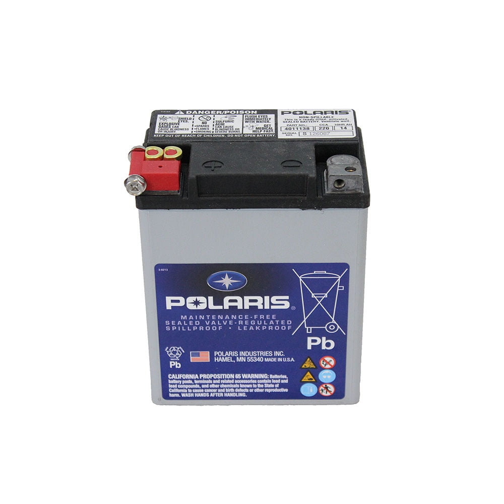 Polaris 4011138 OEM Sealed Battery 14 AH 2015 Sportsman 570 EFI EPS