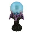 thumbnail image 2 of Fantasy Greenman Dragon Heads On Tree of Life Colorful LED Sphere Orb Figurine, 2 of 6