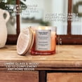thumbnail image 6 of Better Homes and Gardens White Peach and Daisy Scented 2-Wick Ombre Jar Candle 12oz., 6 of 11