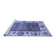 thumbnail image 2 of Ahgly Company Machine Washable Indoor Rectangle Oriental Blue Traditional Area Rugs, 2' x 5', 2 of 4