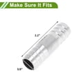 thumbnail image 4 of Conectores de manguera Barb de Bargains Únicos para Aire Agua Aceite Gas Combustible Conector de Tubo de Manguera de Acero Inoxidable de 5/8" 2 Pcs, 4 of 6