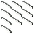 thumbnail image 3 of Cauldham 10 Pack Solid Kitchen Cabinet Handles (7-1/2" Hole Centers) - Drawer/Door Hardware - Style T765 - Matte Black, 3 of 6