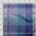 thumbnail image 3 of oneOone Silk Tabby Medium Blue Fabric Check & Diy Clothing Quilting Fabric Print Fabric By Yard 42 Inch Wide, 3 of 4