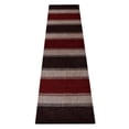 thumbnail image 3 of Rugsotic Carpets Hand Knotted Wool Area Rug 2'6''x12' Brown Beige Contemporary Runner Indoor Rug for Living Room, Bedroom Antimicrobial L00207, 3 of 5