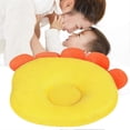 thumbnail image 3 of Newborn Infant Pillow Flat Head Prevention Breathable Soft Infant Baby PillowYellow, 3 of 4