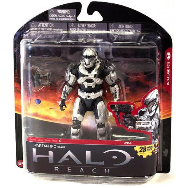 Mcfarlane Halo Reach Series 6 Spartan Jfo Action Figure White Walmart Com