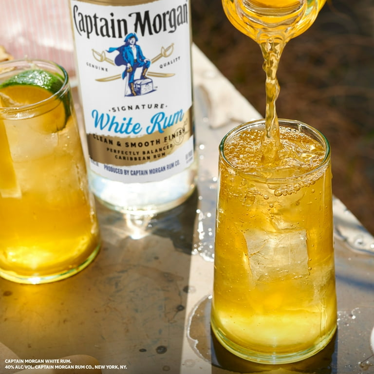 Captain Morgan, White Rum, 750 ml Bottle, 80 Proof - Walmart.com