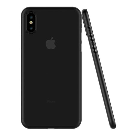 Ultra Thin iPhone X Case, Shamo's PP Thinnest Case [ 0.35mm ] Skin Light Slim Minimal Anti-Scratch Protective Cover Semi-Transparent Lightweight Matte Finish Coating Good Grip Frosted