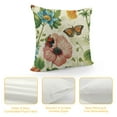 thumbnail image 4 of Nawypu  Spring Floral Throw Pillow Covers Wildflowers Plants Butterfly Patio Decorative Pillow Cushion Cases Outdoor Cushion Covers for Couch Sofa Bedroom Car Home Decor, 4 of 5