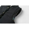 thumbnail image 4 of LittleSpring Little Girls Black Vest Sleeveless Solid Color Snap Button Soft Vest Jacket Warm Outerwear 5T, 4 of 8