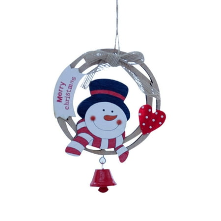 

Home Decor Christmas Wooden Old Man Snowman Pendant Small Pendant Accessories Decorations