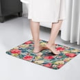 thumbnail image 4 of Pioneer Flower Floral Print Flannel Non Slip Door Rugs,Washable Door Mats Indoor,Decorative Door Mats,Dirt-Resistant and Absorbent Doormat for Entrance,Bedroom,Kitchen,Bathroom,31.5"x17", 4 of 4