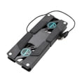thumbnail image 1 of Soporte para computadora portátil Seitruly con ventiladores de refrigeración duales negro, 1 of 6