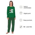 thumbnail image 2 of Son of a Nutcracker Matching Family Christmas Pajamas, Funny Nutcracker Holiday PJs for Family and Pet, Green, 2 of 7