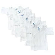 Gerber 6-Pack Short-Sleeved Snap-Side Shirts, 0-3 Months
