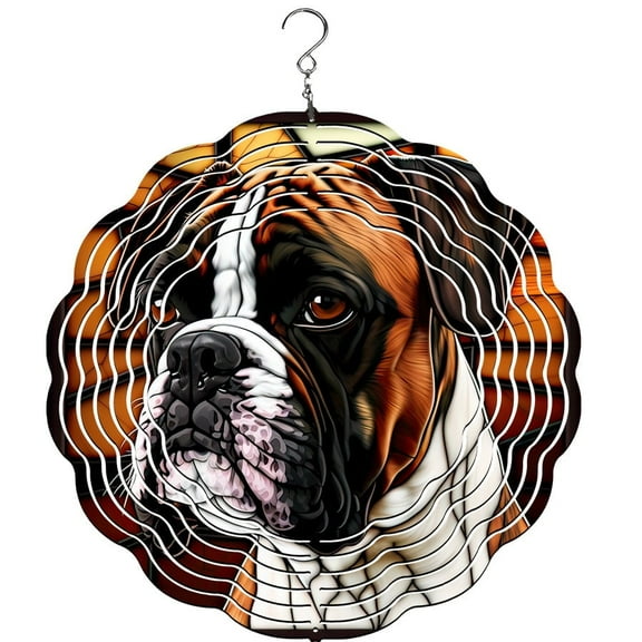 Boxer Wind Spinner, Garden Décor, Yard Décor, Porch Decor