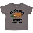 thumbnail image 3 of Inktastic Sloths Are My Spirit Animal with Cute Sloth Illustration Boys or Girls Toddler T-Shirt, 3 of 5