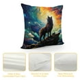 thumbnail image 4 of Nawypu  Wolf Plush Pillowcases Soft and Cozy Cushion Cover with Hidden Zipper for Home Decor Bedroom Sofa,, 4 of 5