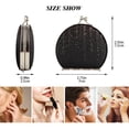 thumbnail image 3 of Portable Folding Mirror Compact Double Sided Travel Mirror Small Makeup Mirror Use Present for Women Rose Gold Glitter, 3 of 7
