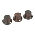 thumbnail image 1 of Guitar Control Knob, 3Pcs White Point Lightweight No Burr Guitar Knob Set  For Music Class, 1 of 8