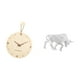 thumbnail image 5 of Reloj de pared decorativo, estatua de toro, figura, escultura, decoración de escritorio, madera, resina, adecuado para sala de estar, dormitorio, ofic, 5 of 8