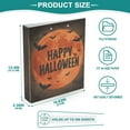 thumbnail image 5 of Orange Full Moon 3 Ring Hardcover Binders 1.5in Round Rings for Letter-Size Folder Paper Organizer Pockets for Office Student Recipe, 5 of 9