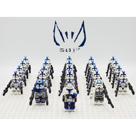 Star Wars 501st Captain Rex Jesse Echo Clone Troopers Army Set 23pcs Minifigures Set