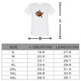 thumbnail image 5 of Coolnut Womens Basic T-Shirts, Basketball Swoosh Star Pattern Short Sleeve Tees, Casual White Crew Neck Tee Shirts for Women, L, 5 of 6