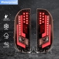 thumbnail image 4 of LED Tail Lights Assembly for 2014-2020 Toyota Tundra, Tail Rear lamps Replacement with Turn Signal Light/DRL/Brake Light/Reverse Light, Driver and Passenger side(Clear Lens), 4 of 10