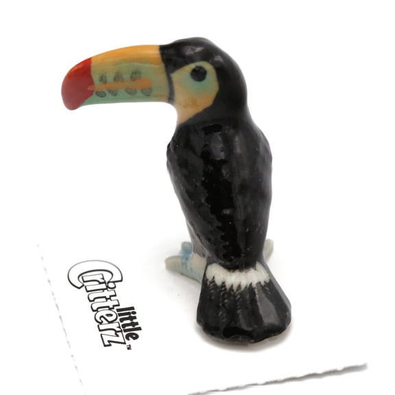 Toucan - Toucan "Belize" - miniature porcelain figurine